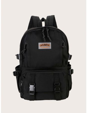 Release Buckle Front Large Capacity Backpack